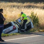 Un accidente en la carretera de Alba de Tormes en su acceso a Salamanca provoca retenciones