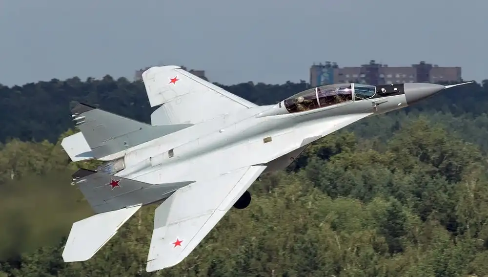 Un MiG-29 de fabricación soviética