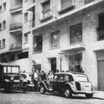 La calle Lope de Rueda 57, en una imagen de la época