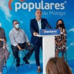 El presidente del PP de Málaga y consejero de la Presidencia, Elías Bendodo