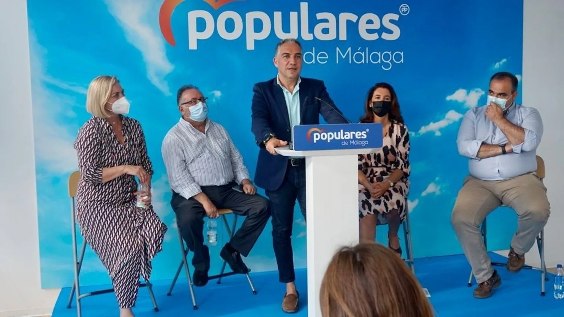 El presidente del PP de Málaga y consejero de la Presidencia, Elías Bendodo