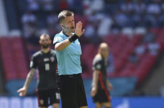 Daniele Orsato ha arbitrado en esta Eurocopa el Inglaterra-Croacia.