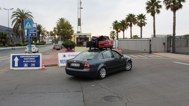 Imagen de archivo de la Operación Paso del Estrecho (OPE), cuando se permitía el tránsito en ferry desde Andalucía hasta Marruecos