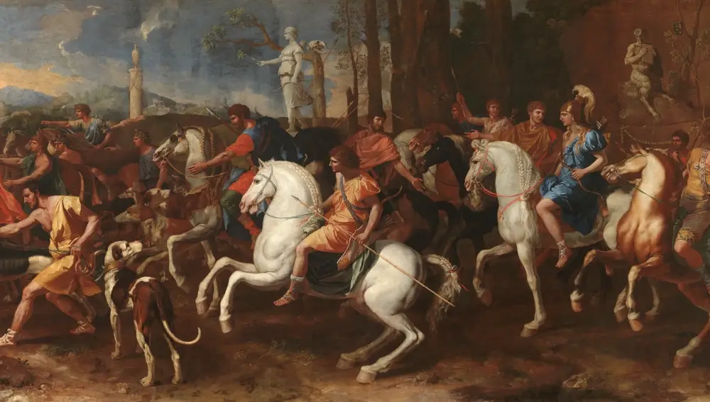 «La caza de Meleagro» constituye una de las obras más controvertidas de Poussin