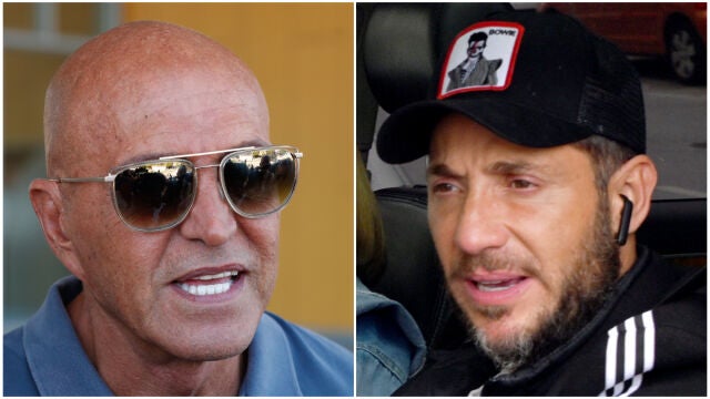 Kiko Matamoros y Antonio David en un montaje de 'La Razón'