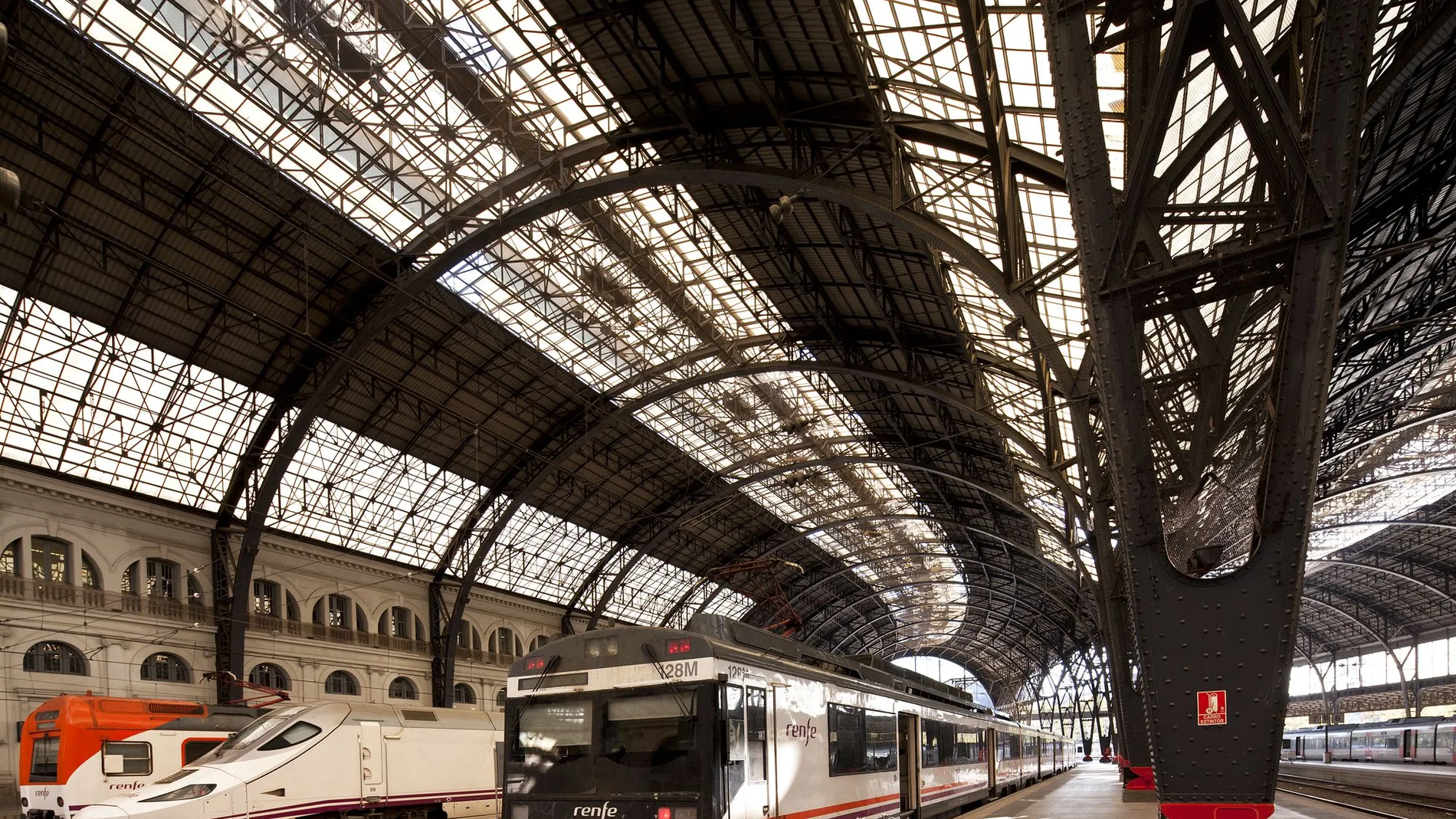 Las vías de la Estación de Francia de Barcelona
