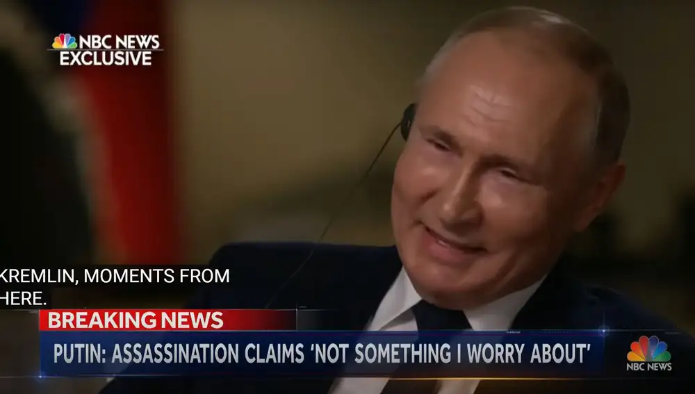 Putin se echa a reír tras ser preguntado sobre si es un asesino
