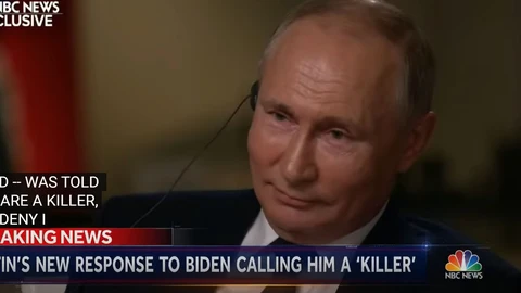El presidente ruso, Vladimir Putin, en una entrevista con la 'NBC'
