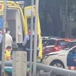 El lugar del siniestro, en la Gran Vía