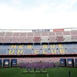 El Camp Nou, estadio del F.C.Barcelona.