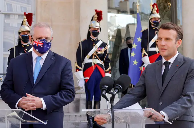 Macron pedirá explicaciones a Biden y asegura que el acuerdo es una “puñalada por la espalda”