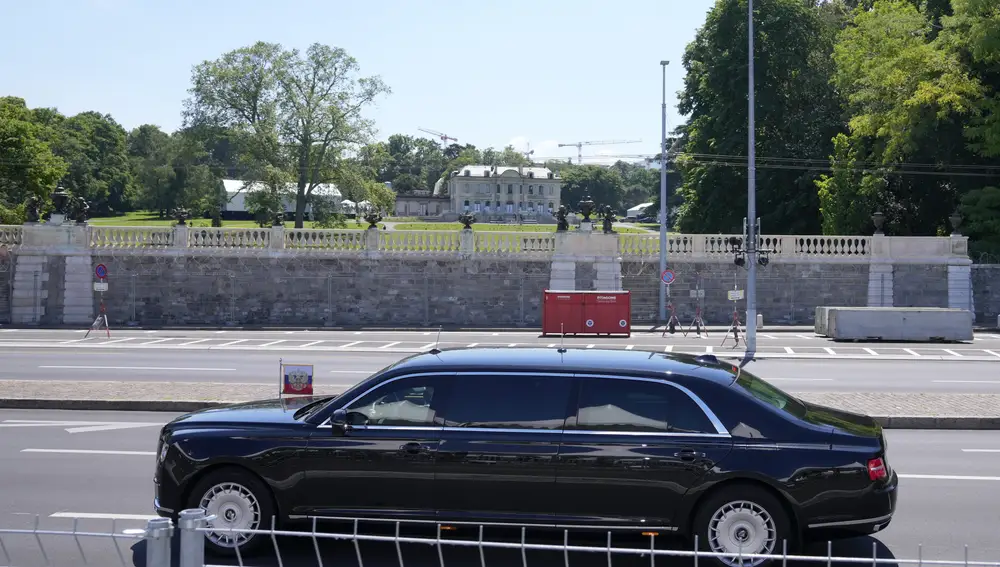 Este es el coche de Putin en Ginebra