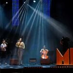 Actuación del grupo Delaporte junto a Dora en la XIII edición de los Premios MIN 2021