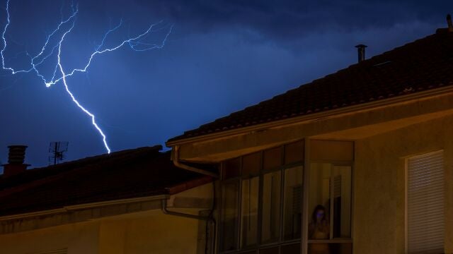 La tormenta descargó numerosos rayos sobre diversas zonas de Castellón
