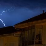 La tormenta descargó numerosos rayos sobre diversas zonas de Castellón