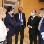 El presidente del Consejo de Cuentas de Castilla y León, Mario Amilivia, durante su comparecencia en las Cortes autonómicas