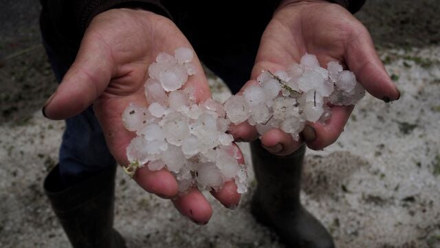 Las lluvias pueden ir acompañadas de granizo