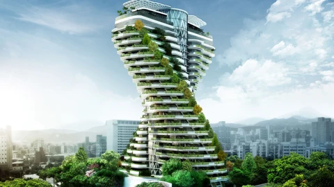 TAO ZHU YIN YUAN es un proyecto residencial ubicado cerca de Taipei 101 en Taiwán