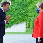 Emmanuel Macron y Angela Merkel en uno de sus encuentros EFE/EPA/CLEMENS BILAN