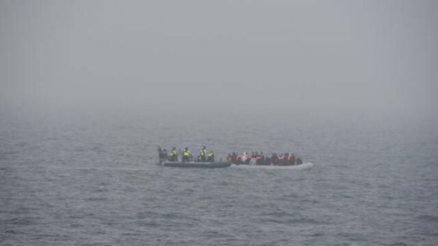 Rescate de migrantes en el Canal de la Mancha en 2021