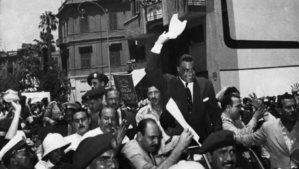 Nasser, en los tiempos del ataque francobritánico al Canal de Suez