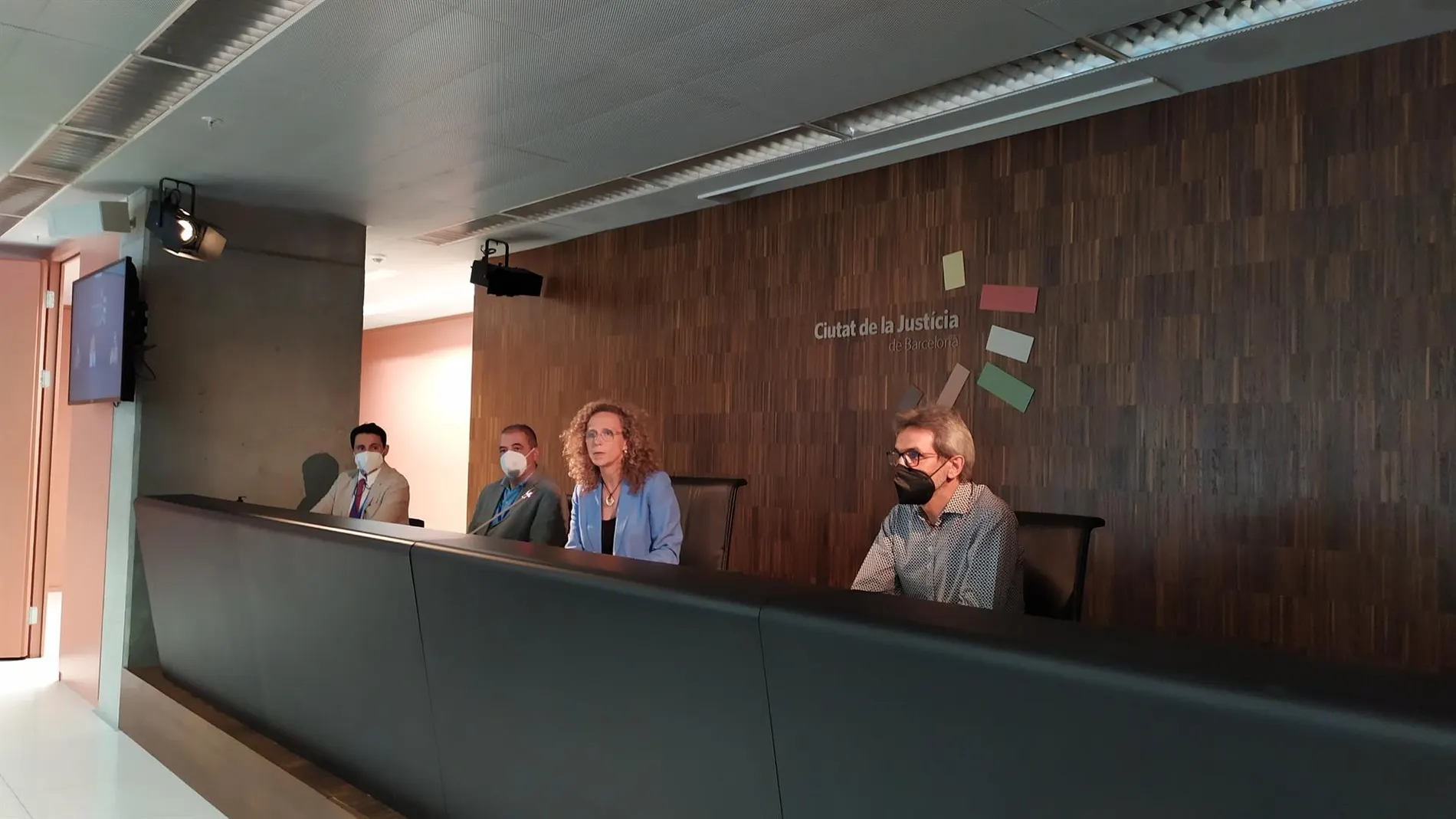 Mercè Caso, en la presentación de la Memoria Judicial 2020