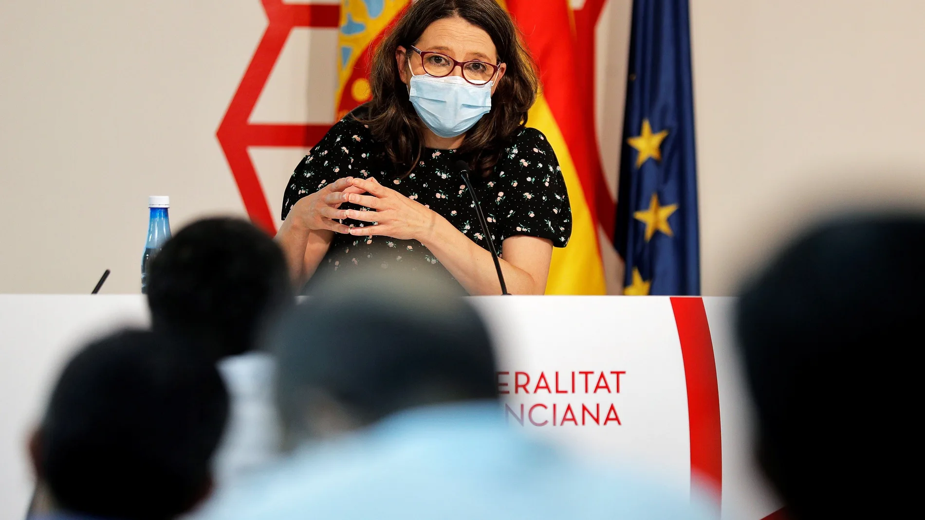 La vicepresidenta y portavoz del Consell, Mónica Oltra