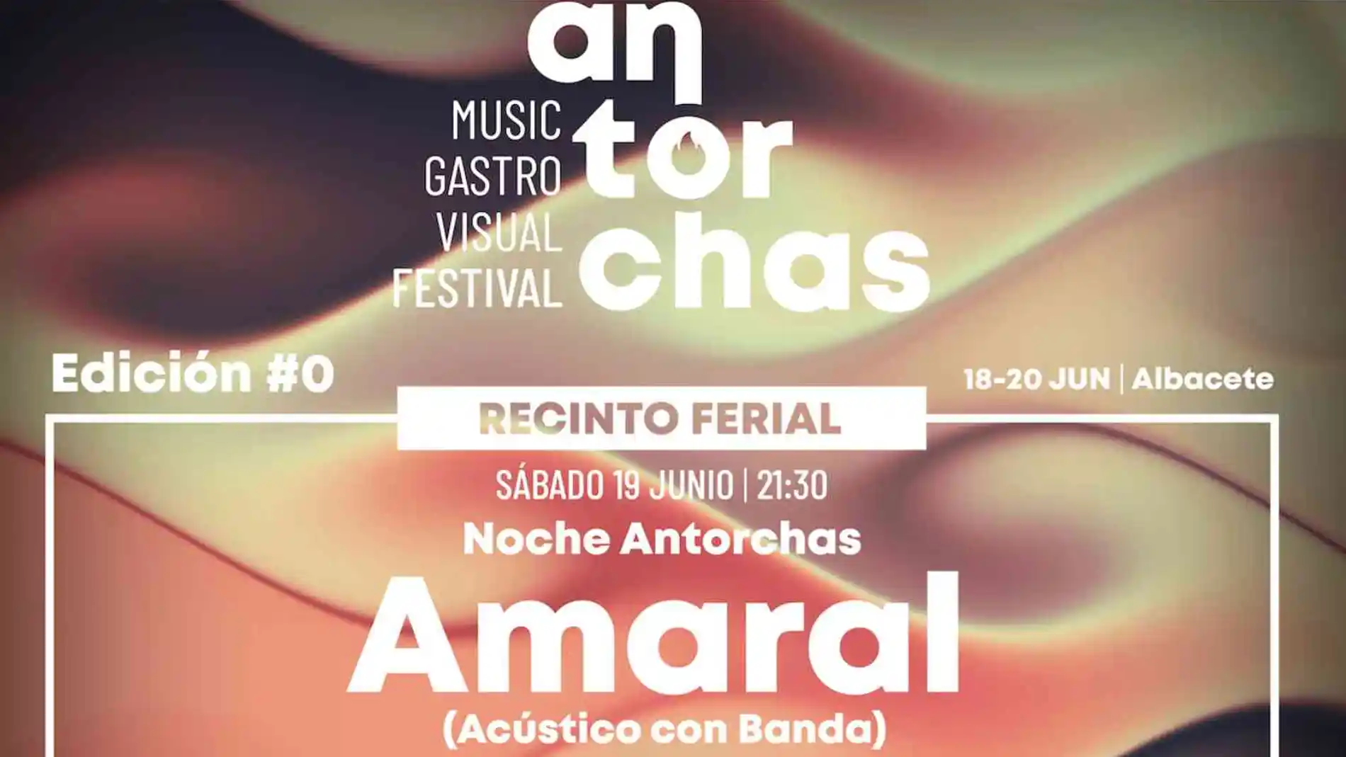 Cartel de Antorchas Festival, en Albacete