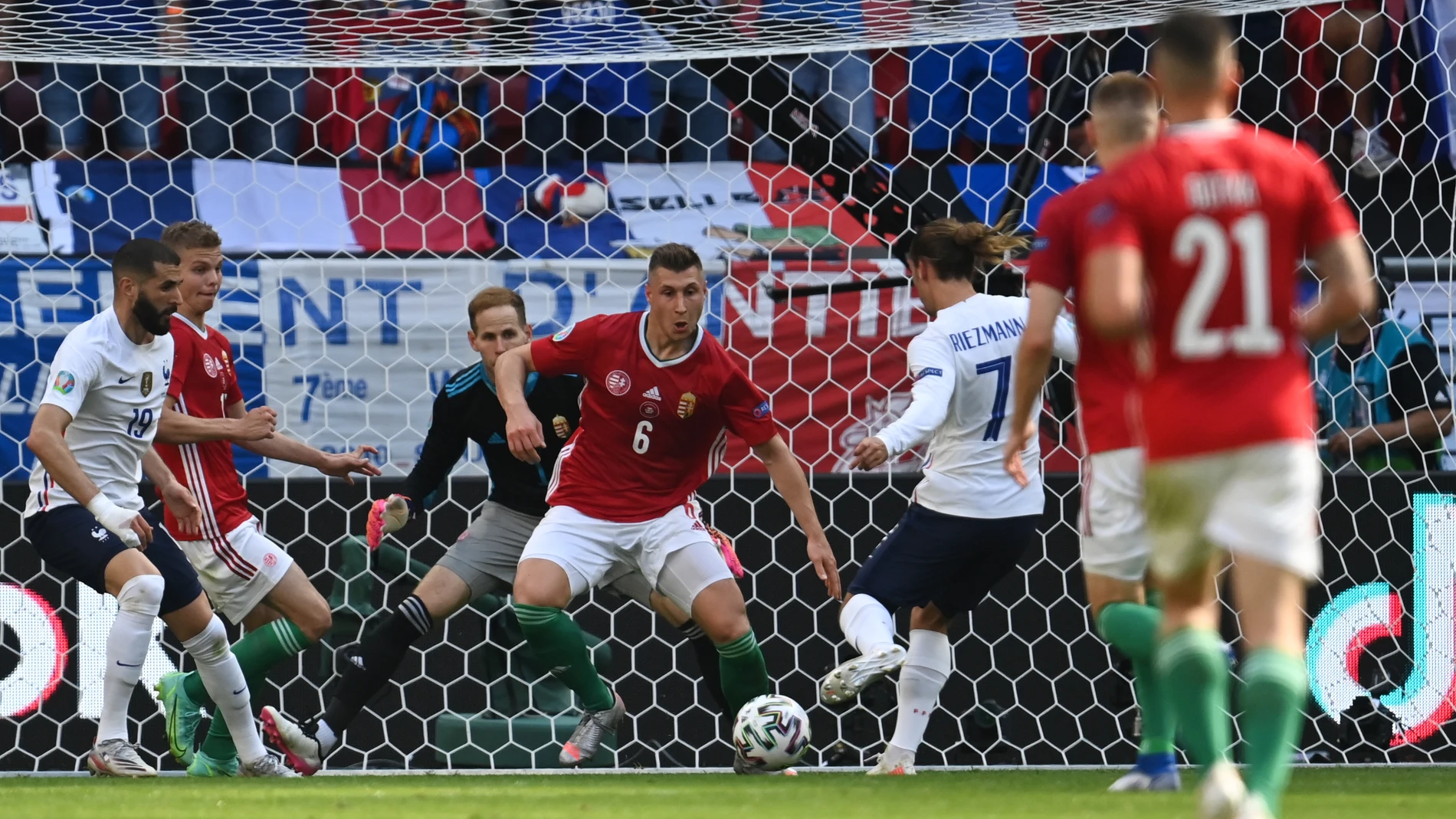 Griezmann marca el gol del empate en el Hungría-Francia de la Euro 2020
