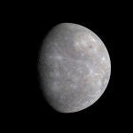 El planeta Mercurio, fotografiado por la sonda MESSENGER.