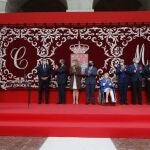 Toma de posesión de los nuevos consejeros del Gobierno de Isabel Diaz Ayuso en puerta del Sol.