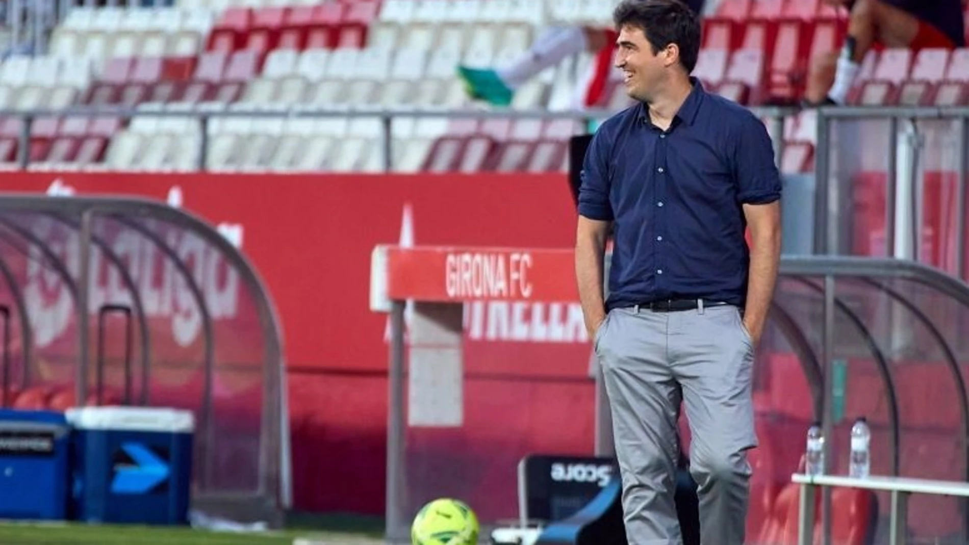 El entrenador del Rayo Vallecano, Andoni Iraola.