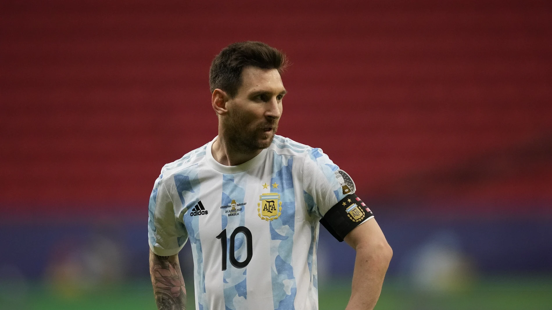 Leo Messi está disputando la Copa América con Argentina.