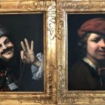 A la izquierda, el autorretrato de Pietro Bellotti, y a la derecha la obra de Hoogstraten