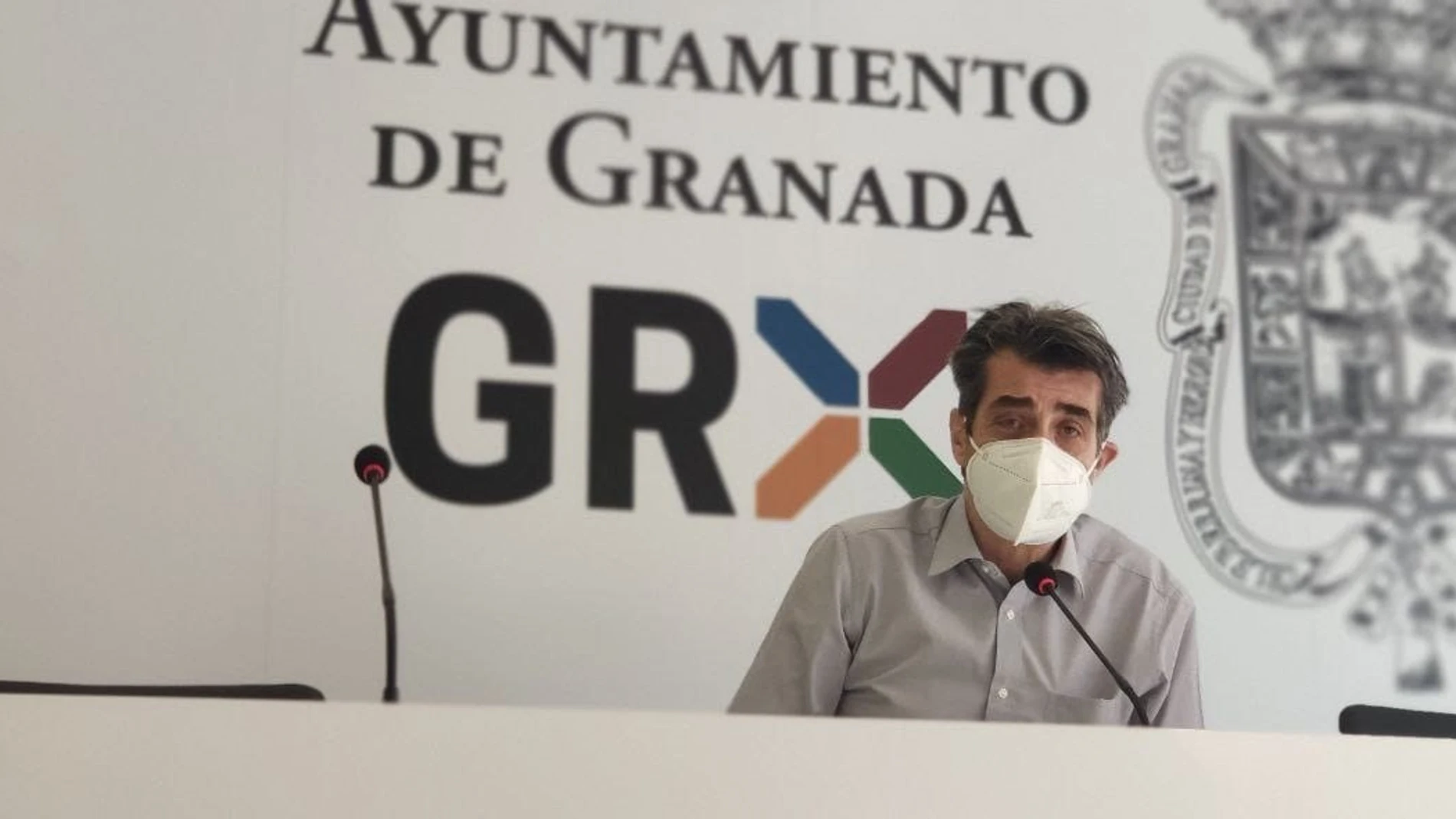 El portavoz de Unidas Podemos en Granada, Antonio Cambril