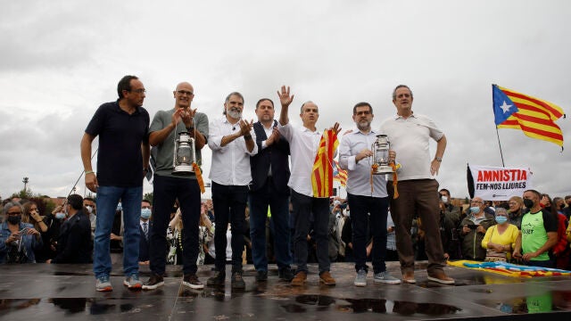 Los condenados por el 'procés' salen de prisión en aplicación de los indultos