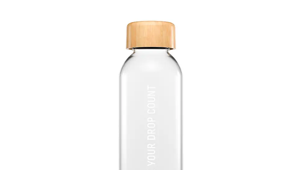 Reusable Glass Water Bottle de Freshly Cosmetics
