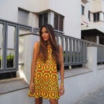 Rocío Osorno con vestido de punto.