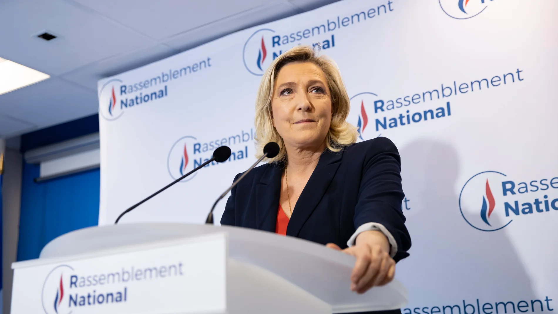 Marine Le Pen afronta este fin de semana en Perpiñán un amargo congreso