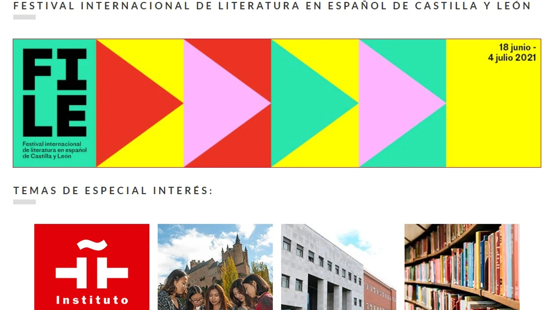 La Junta ha puesto en marcha el portal "Español en Castilla y León", para impulsar la promoción de la Comunidad como destino de aprendizaje de español como lengua extranjera.