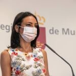 La consejera portavoz de la Comunidad de Murcia Valle Miguélez