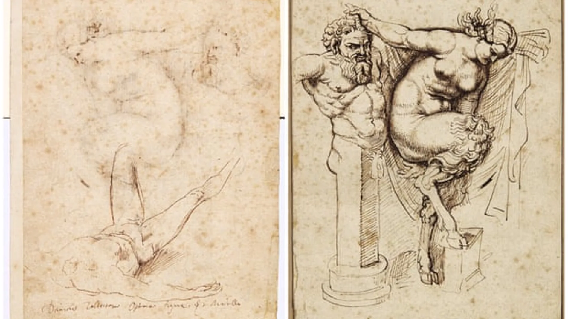 Dibujo del cuaderno perdido de Rubens