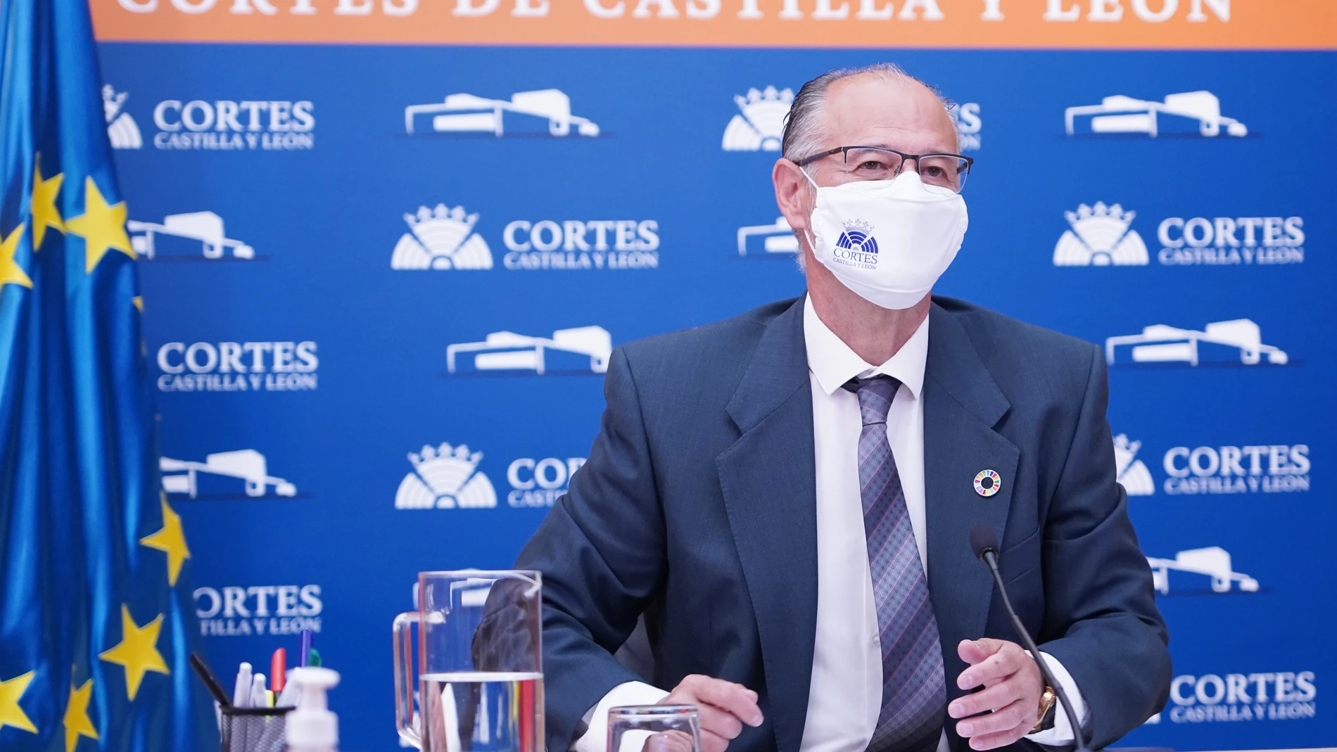 El presidente de las Cortes de Castilla y León, Luis Fuentes