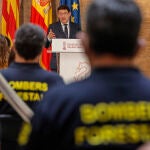 El president de la Generalitat, Ximo Puig, presenta el Plan Estratégico contra Incendios 'Stop al Foc' 2021