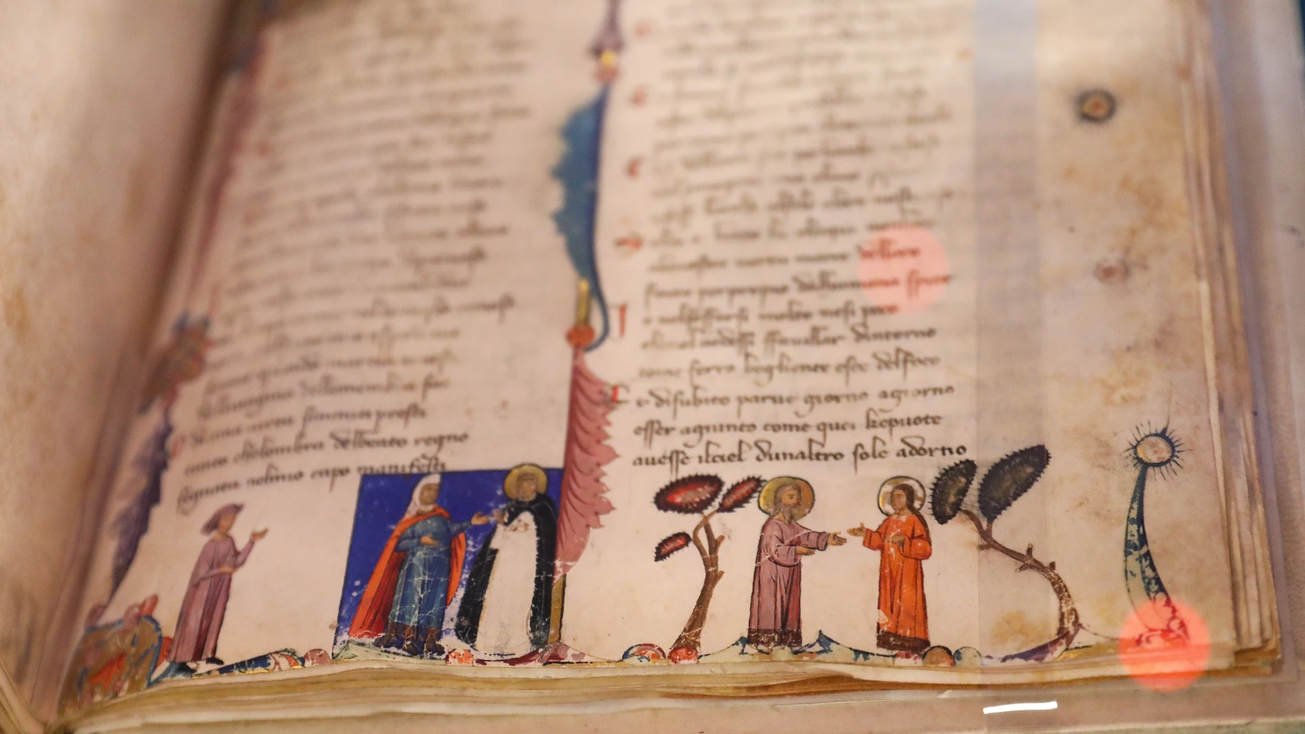 Manuscrito del siglo XIV que contiene la copia más antigua de la "Divina comedia" en España