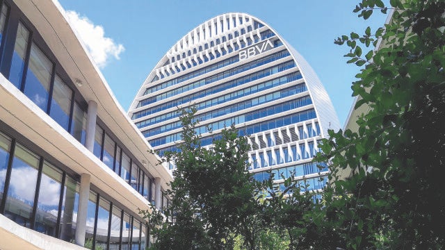 La sede de BBVA en Madrid