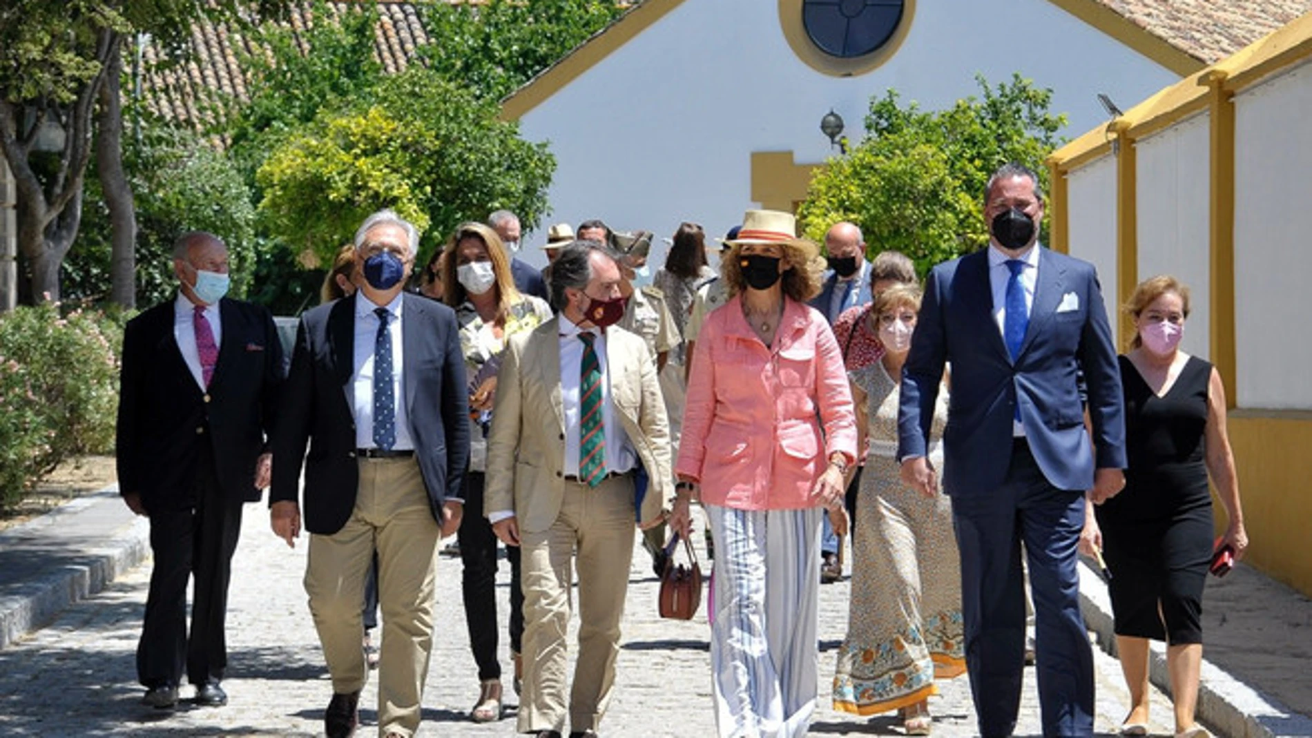 Visita de la Infanta Elena a Real Escuela de Arte Ecuestre de Jerez
