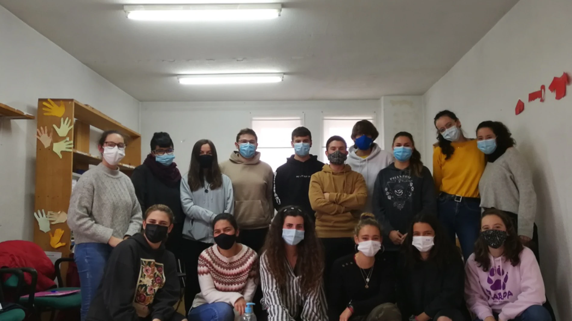 Alumnos del curso de El Espinar