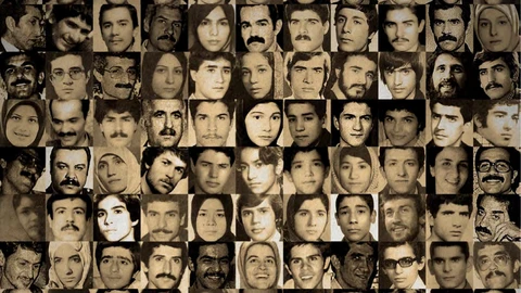 Víctimas de las matanzas en Irán en 1988