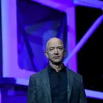 Jeff Bezos durante un evento en Washington